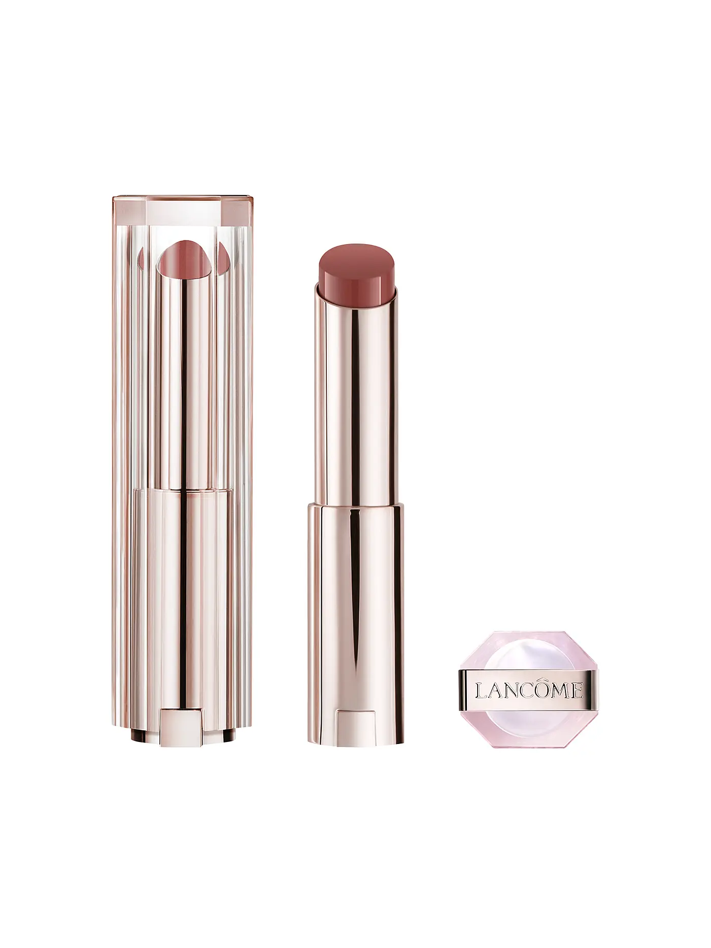 LANCÔME | Lip Idôle Squalane-12 Butterglow Glowy Color Balm (66 Mahogany Mauve) | dunkelrot
